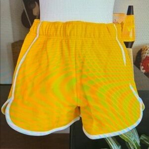 Yellow Athletic Shorts for Women